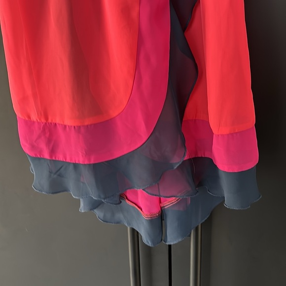 Girls high low chiffon dress NWT size 10 - Picture 2 of 4